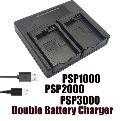 Caricabatteria doppio per - , sony